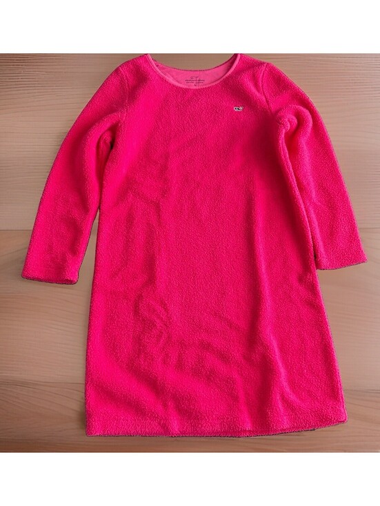 Vineyard Vines Other - VINEYARD VINES Girl's Fleece Dress, Size L (14), NWOT, Pink Berry